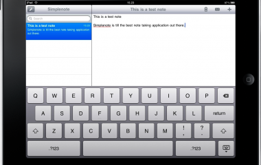 Simplenote app